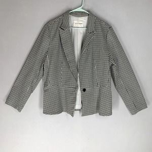 Alice Hope Green Houndstooth Blazer Jacket Women Suit Career Lined
